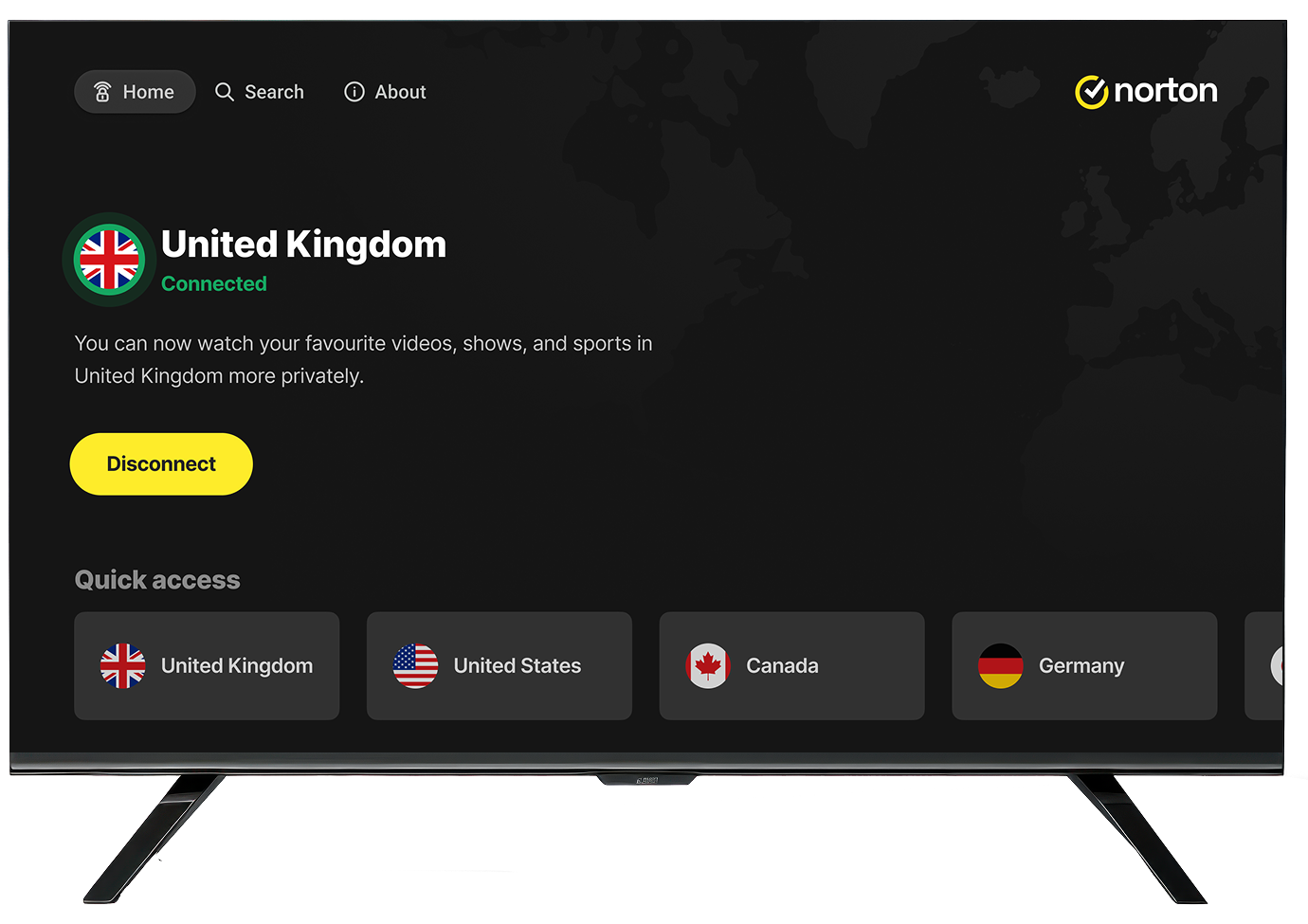 Endre den virtuelle plasseringen
